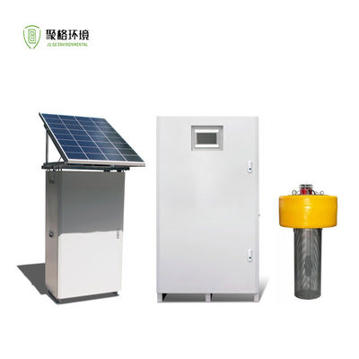 quality Micro Water Quality Monitoring Station Multi-parameter pH ORP Turbidity DO Monitor Solar Power For Lake River factory