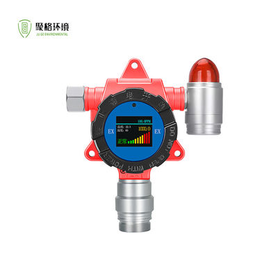 Good price Wall Mounted Fixed Single Gas Leak Detector Ex H2S VOC CO CO2 O C6H6 C7H8 LEL online
